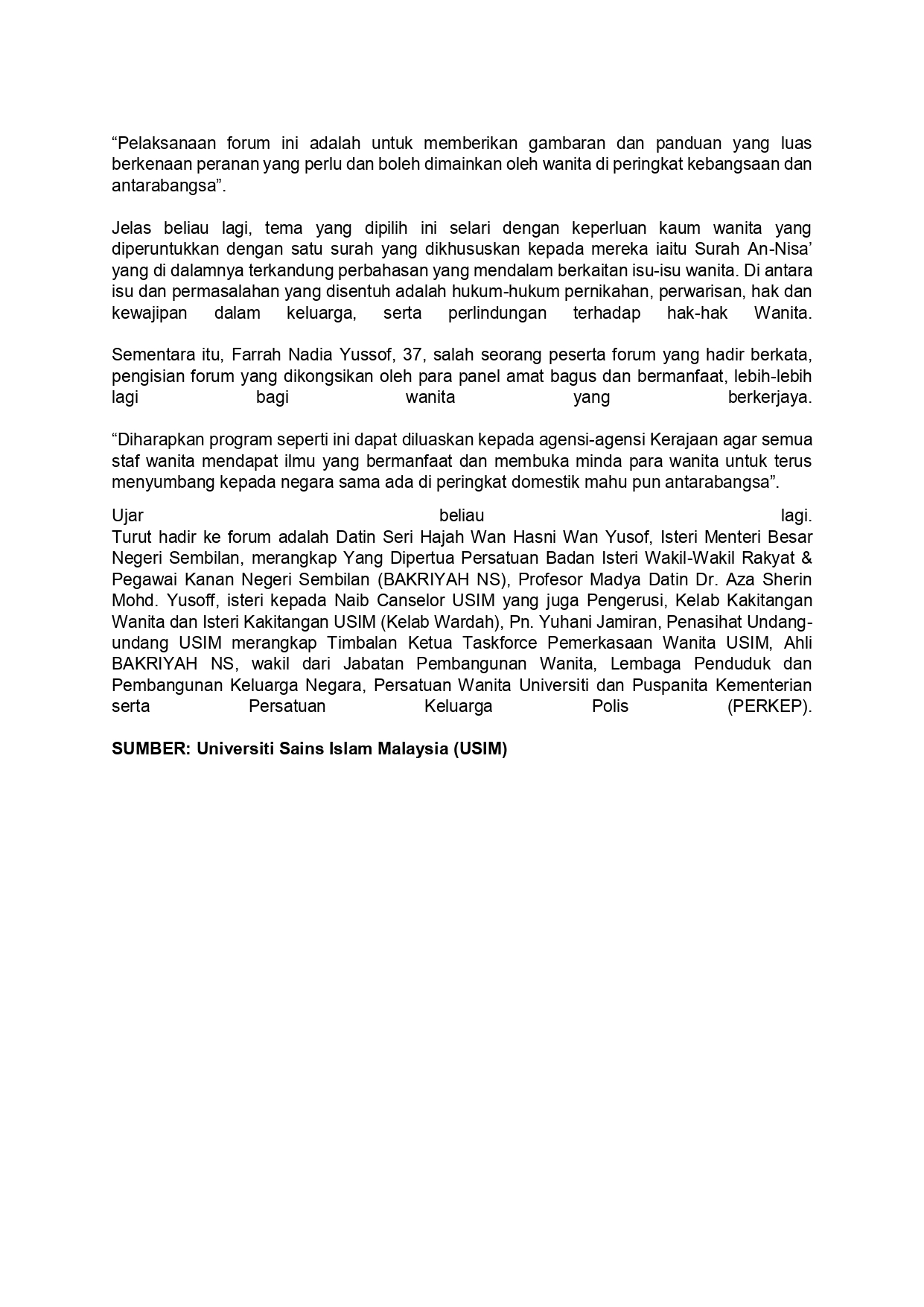 forum pemerkasaam wanita page 2