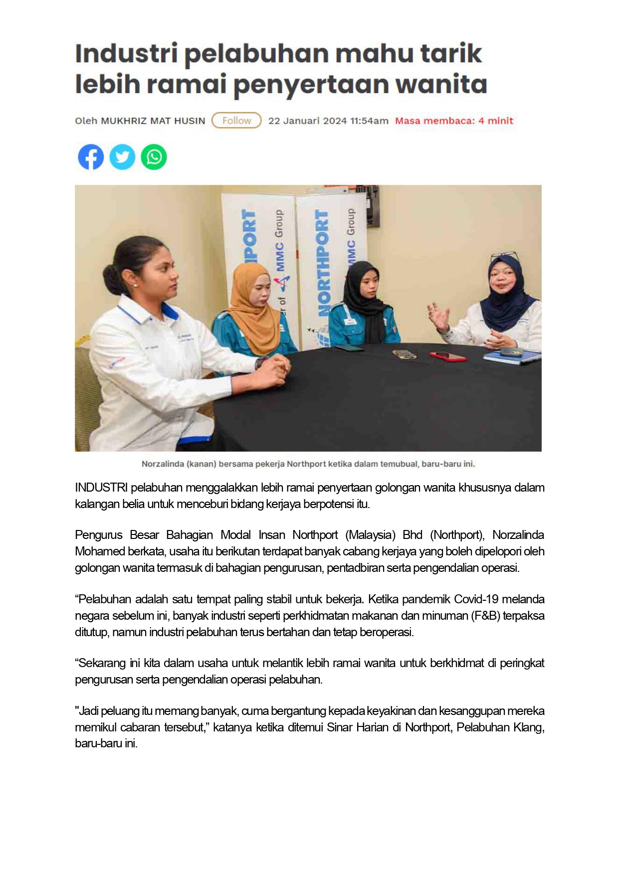 industri pelabuhan tarik wanita page 1