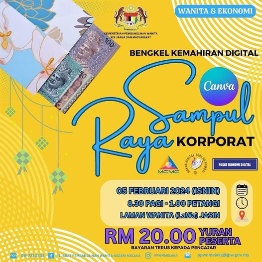 Wanita dan Ekonomi: Bengkel Kemahiran Digital "Sampul Raya Korporat"