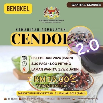 Wanita dan Ekonomi: Bengkel Kemahiran Pembuatan Cendol Siri 2